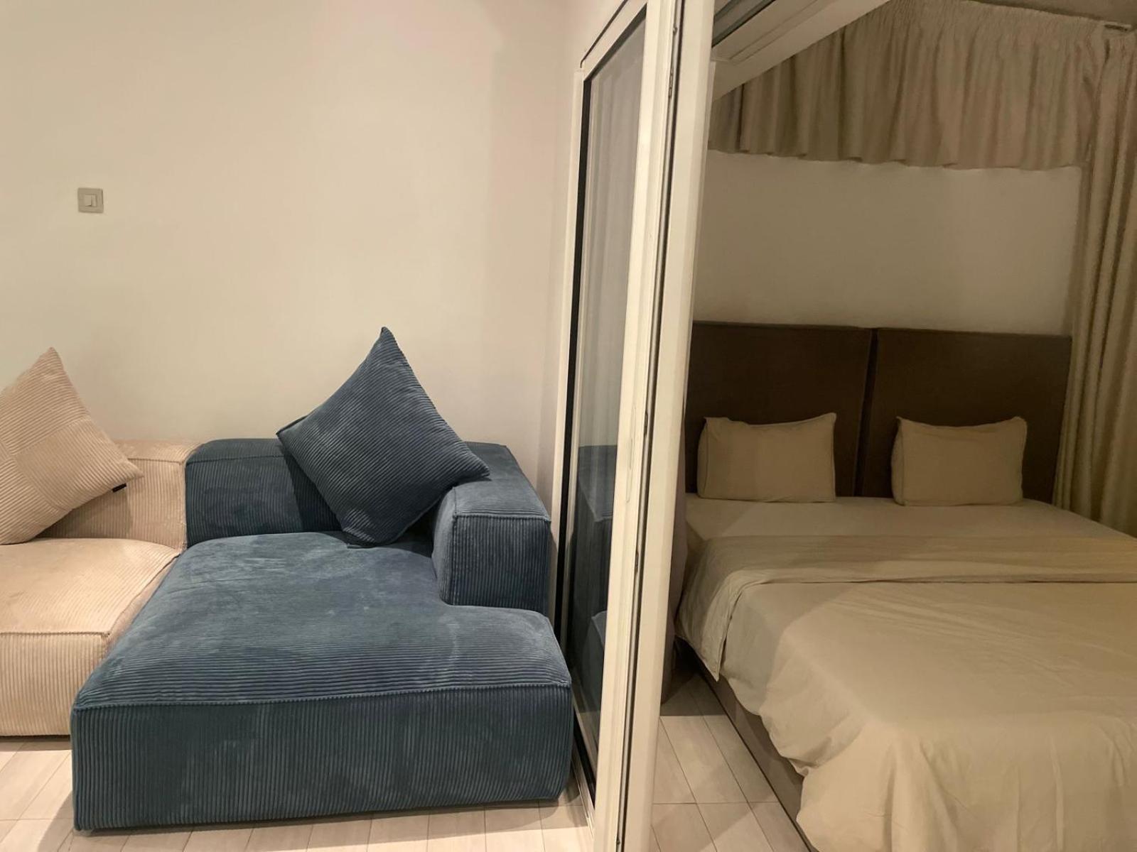 Central, Terrasse, Confortable - Bleue Residence Casablanca Buitenkant foto